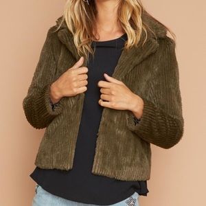 Mink Pink Faux Fur Coat